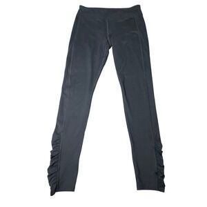 Mountain Hardwear Women's S/P Black Ruched Leggings Pants Stretch Activewear Sma